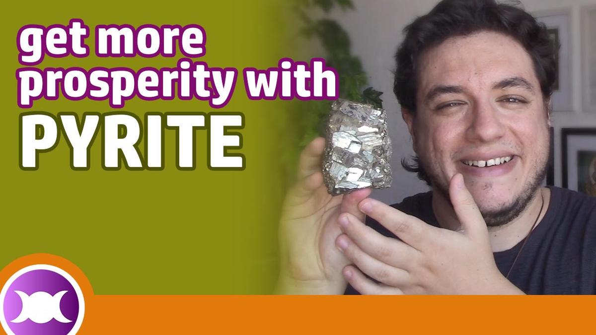 'Video thumbnail for PYRITE CRYSTAL / STONE - Benefits and Properties - How to use the Pyrite?'