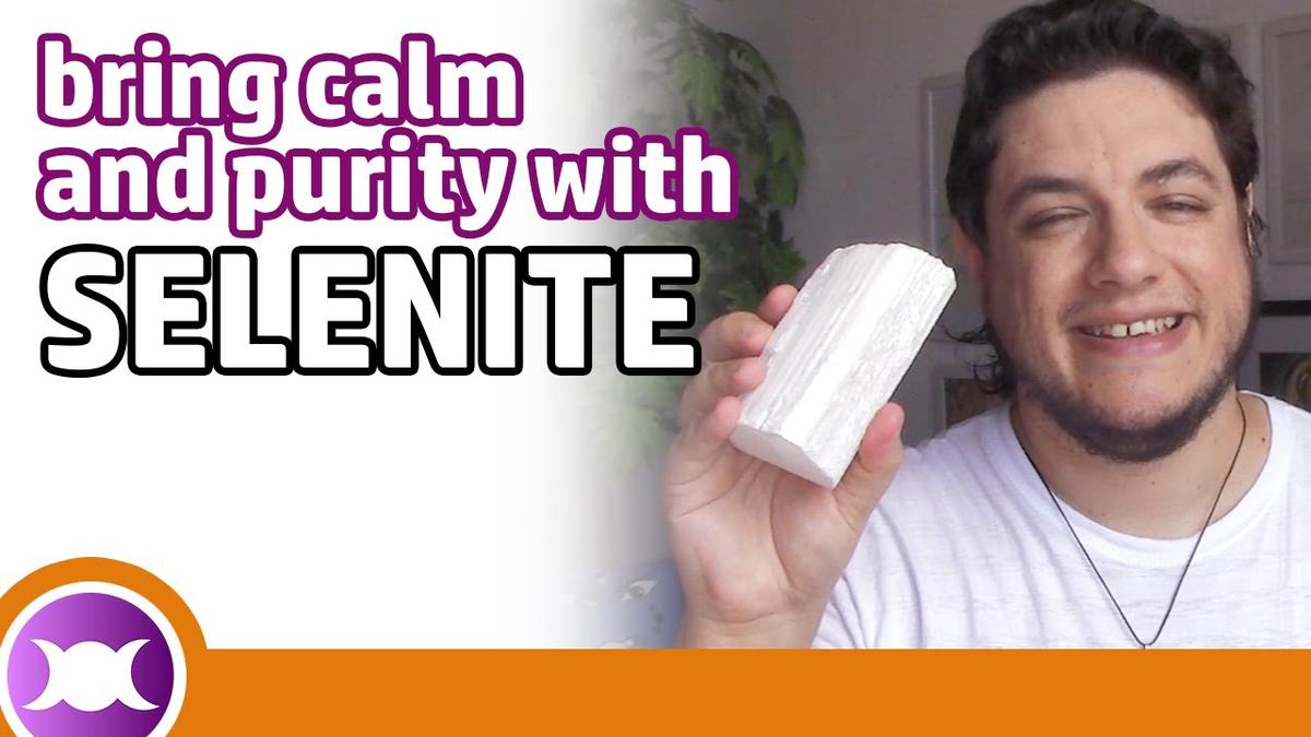 'Video thumbnail for SELENITE CRYSTAL BENEFITS - Healing, purifying and calming down with this stone'