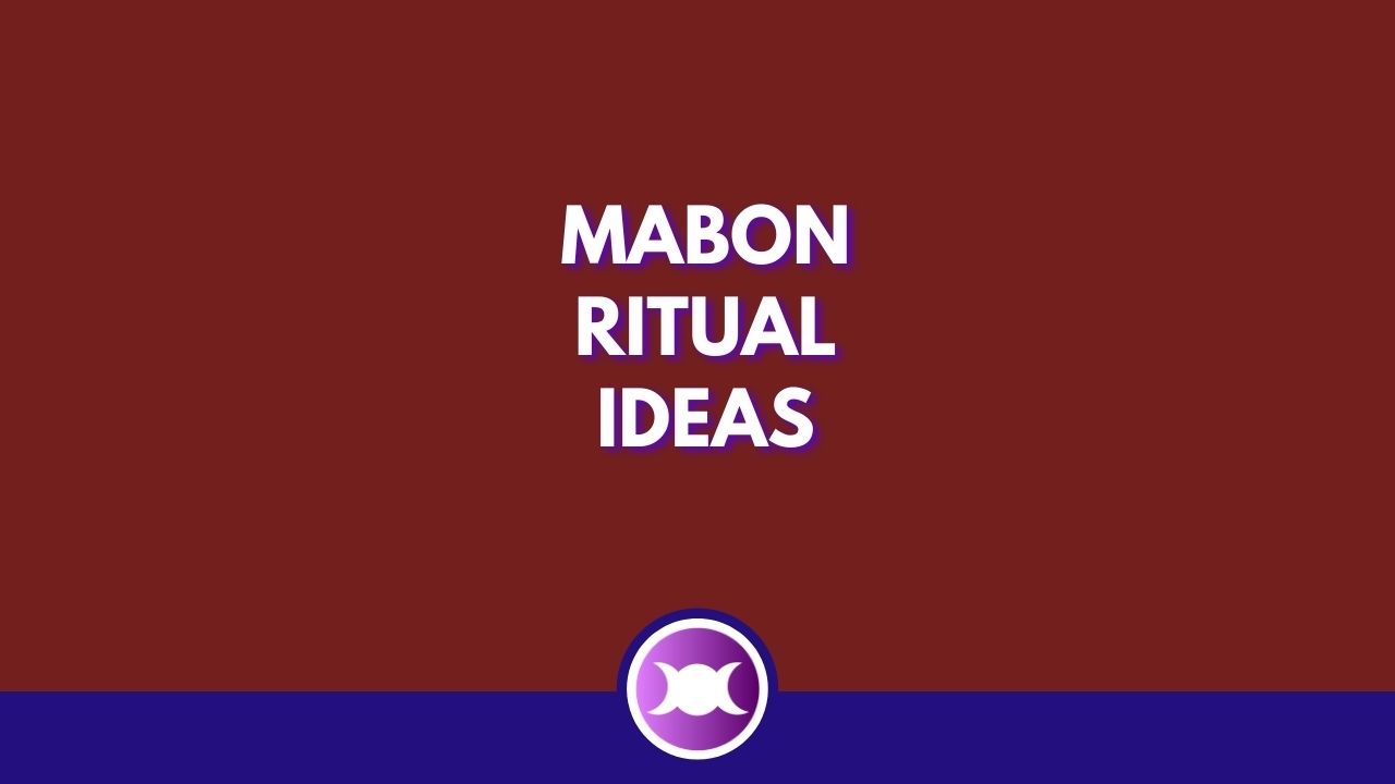 Mabon ritual Ideas