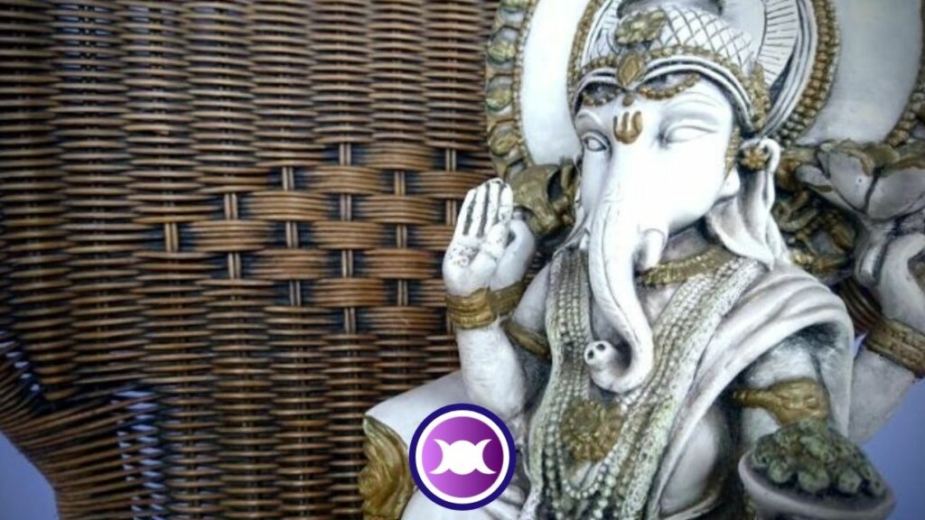 A photo of my statue of Ganesha