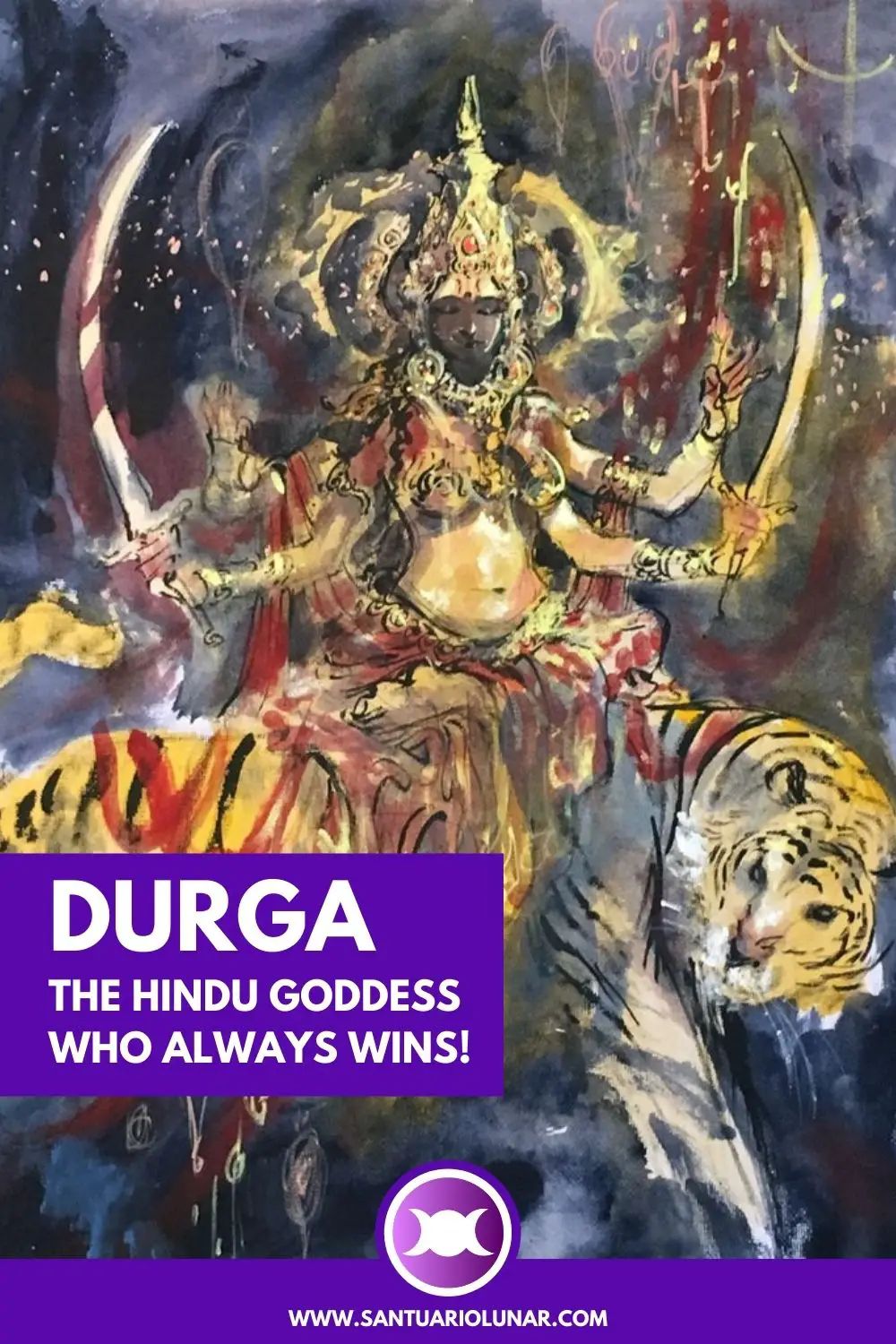 Durga Devi by abhiart for Pinterest