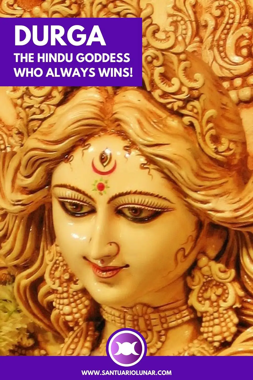 Durga the Divine Mother for Pinterest