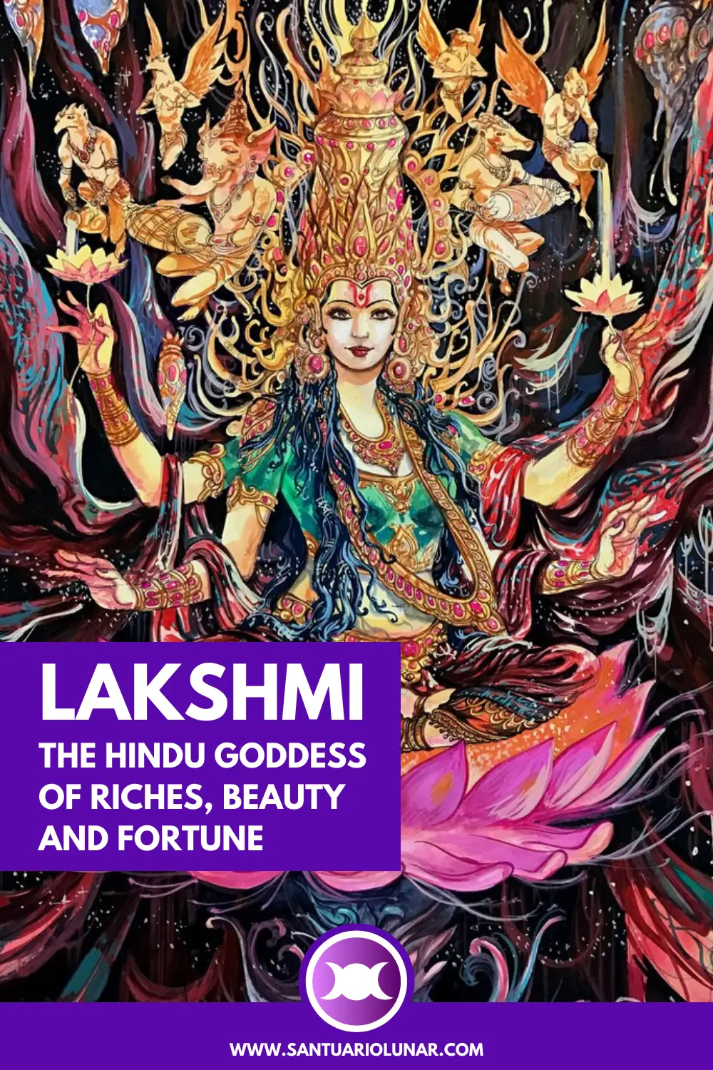 Goddess Lakhmi by Abhiart