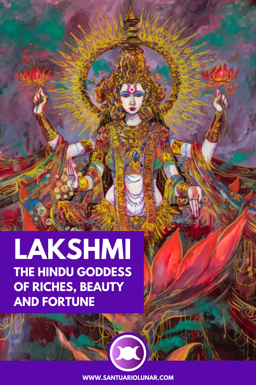 Lakshmi by Abhishek Singh for Pinterest