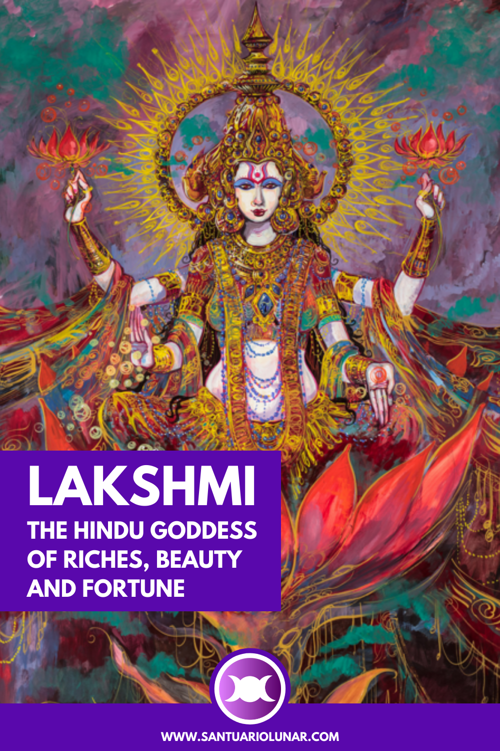 Lakshmi by Abhishek Singh for Pinterest