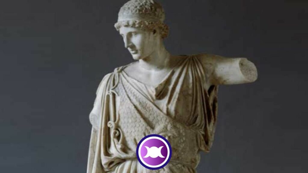 A statue of Athena