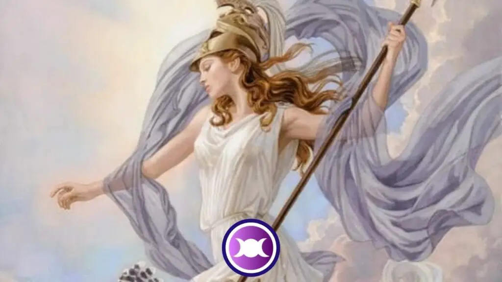 Goddess Athena illustration