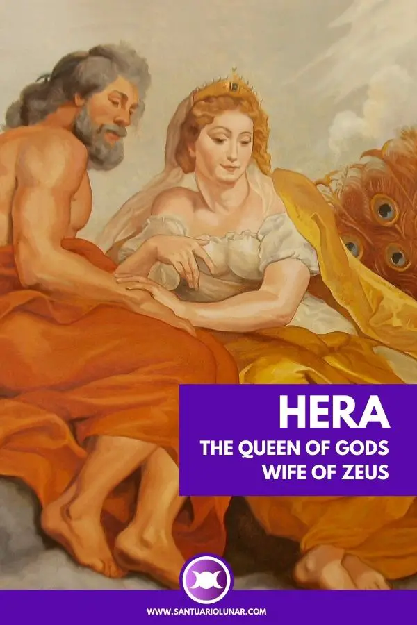 Hera the Queen of Gods, wife of Zeus