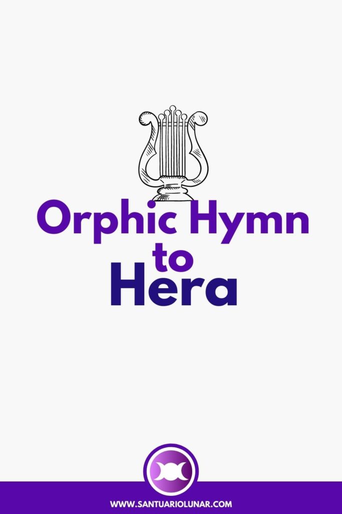 Orphic Hymn to Hera (Pinterest)