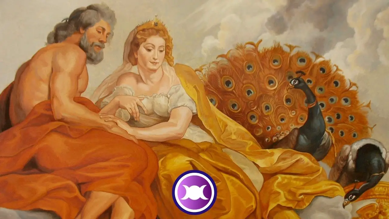 Zeus and Hera painting inspired by Rubens