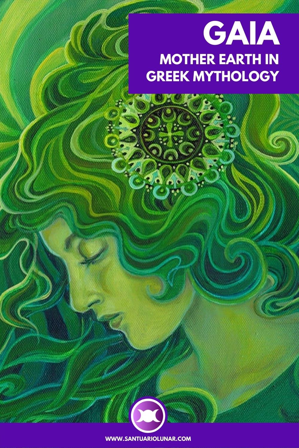 Gaia Mother Earth in Greek Mythology (Pinterest)