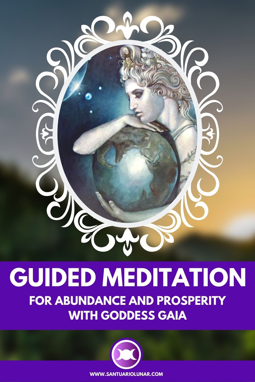 Guided Meditation for Abundance with Gaia (Pinterest)