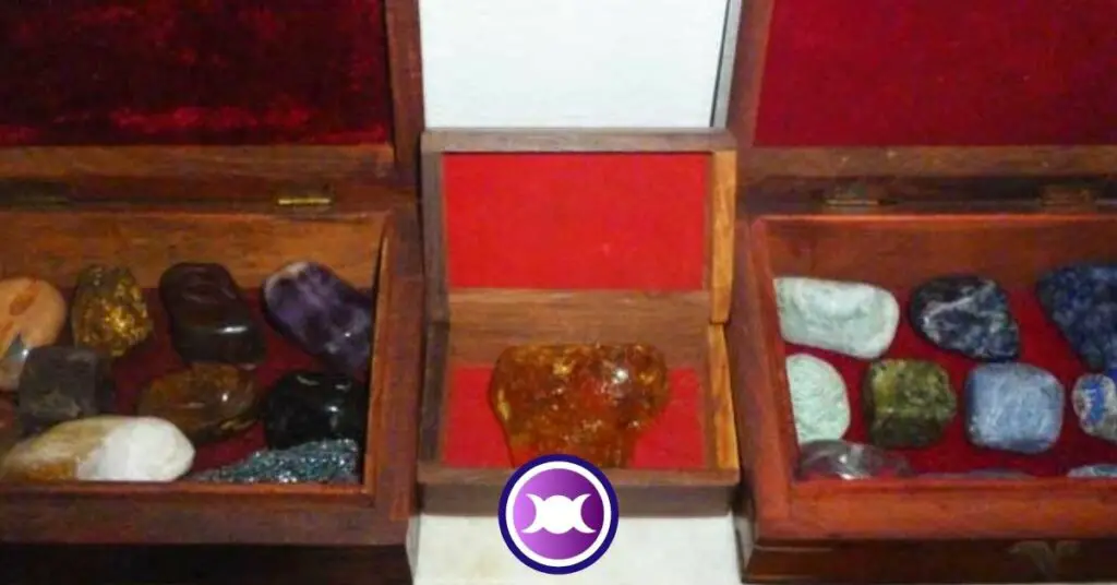 Healing Spells for Dogs - a small part of our crystal collection