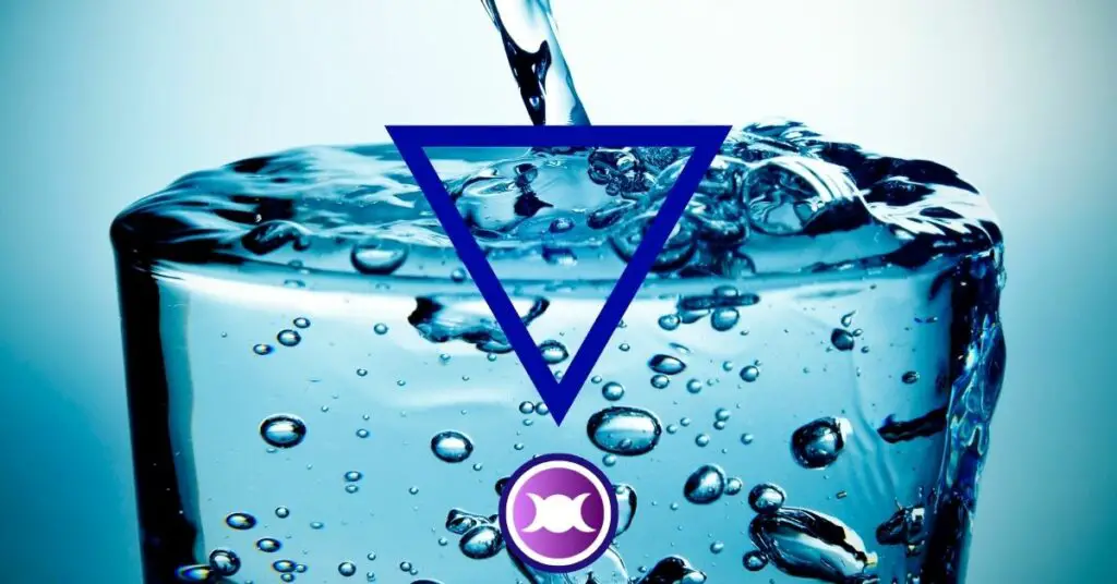How to draw water element symbol