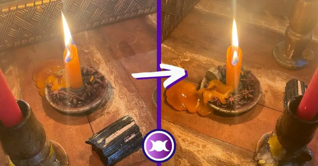 Candle flame meaning - Double Flame