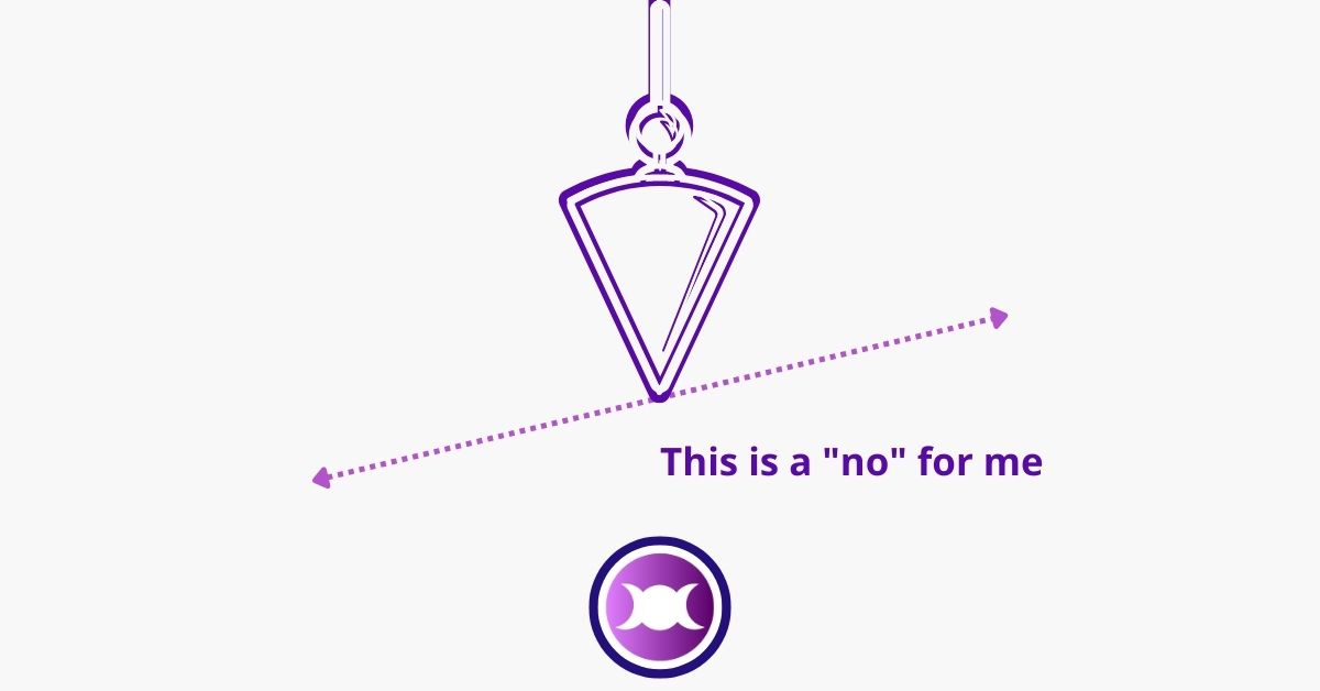 How to use a pendulum - This is a "no"