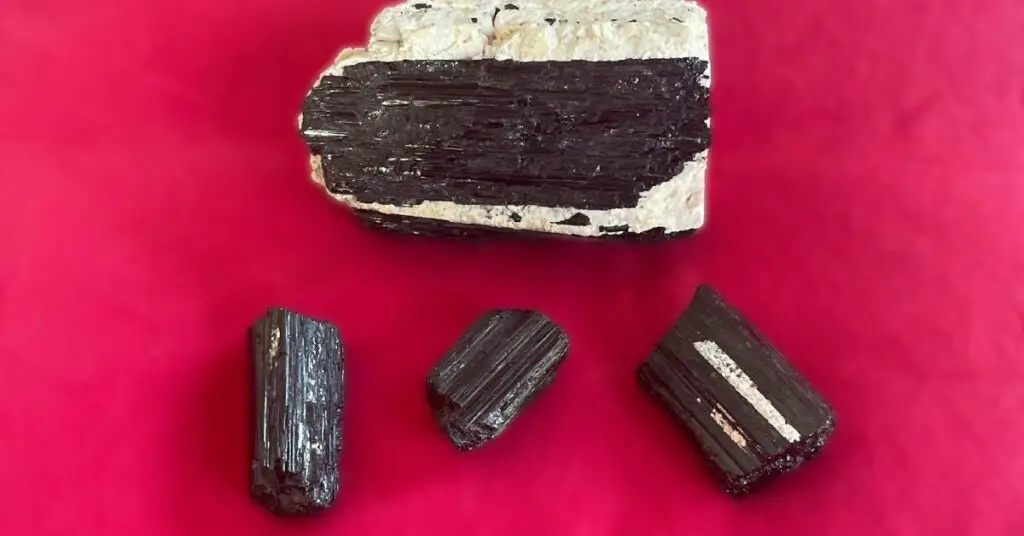 Different sizes of Black Tourmaline