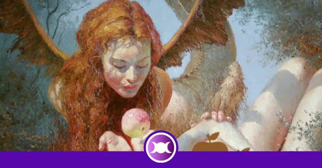 The story of Lilith - Lilith offers an apple