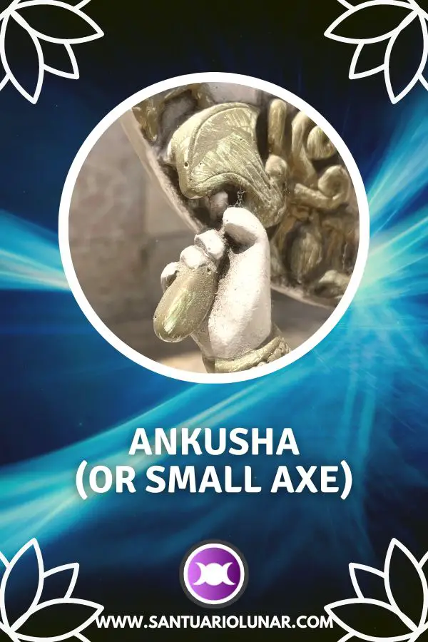 Symbols of Ganesha - 07 Ankusha or Small Axe