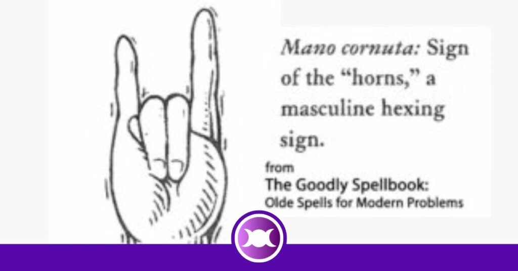 Protection spells from enemies - Mano cornuta